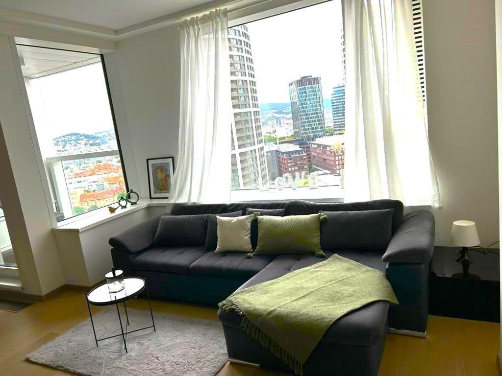 Skau Panorama Family & Business Apartment City View Free Parking ブラチスラヴァ エクステリア 写真